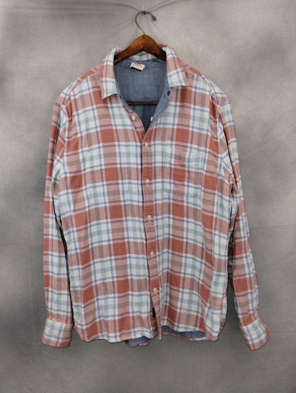 Faherty Plaid Reversible Flannel Shirt